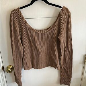 Lulus Ribbed Top size large